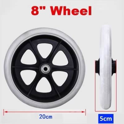 Tekerlekli Sandalye Yedek Teker - 20 cm Çap