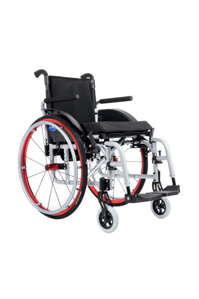 Aktif Tekerlekli Sandalye | Hafif Alüminyum Şase, Quick Release Tekerlek, 15 kg, DM-315