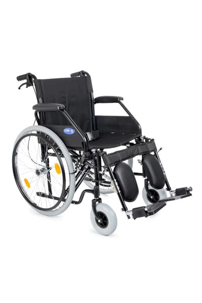 Tekerlekli Sandalye | 50cm Oturma Genişliği, Çıkarılır Kol ve Ayaklı,Çelik Gövde DM-303